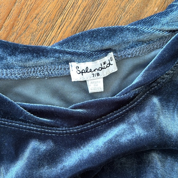 Girls Splendid Velour Shift Dress - Picture 4 of 6